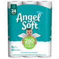 ANGEL SOFT Toilet Paper Bath Tissue 12 Double Rolls 260+ 2-Ply Sheets Per Roll